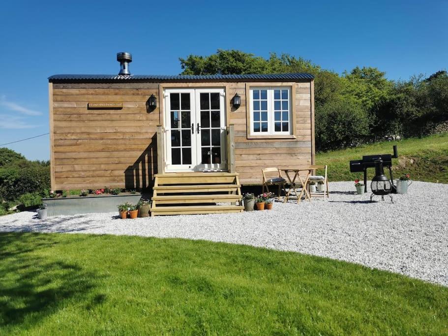 Elvan Farm Shepherd'S Hut Vila Exeter Exterior foto