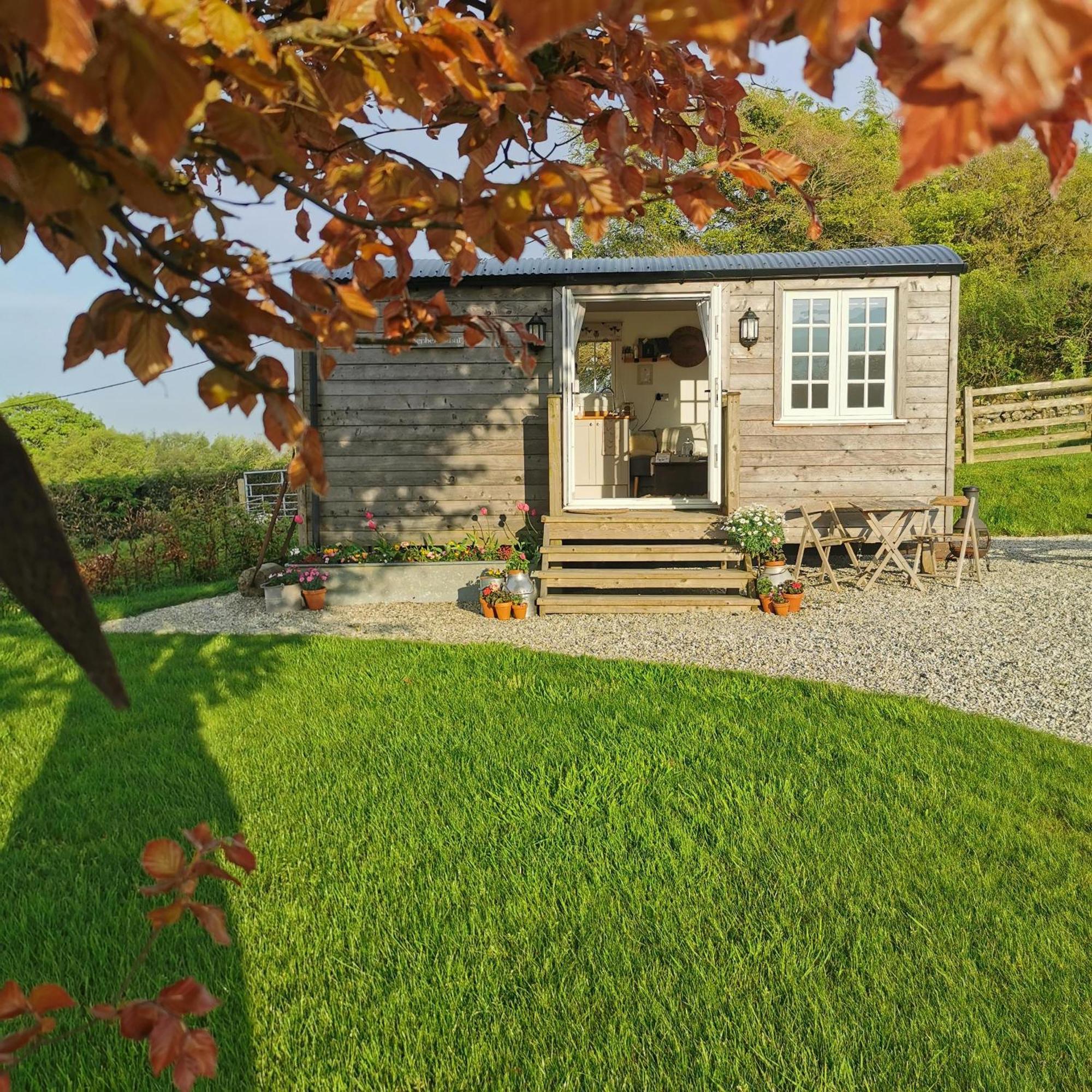 Elvan Farm Shepherd'S Hut Vila Exeter Exterior foto